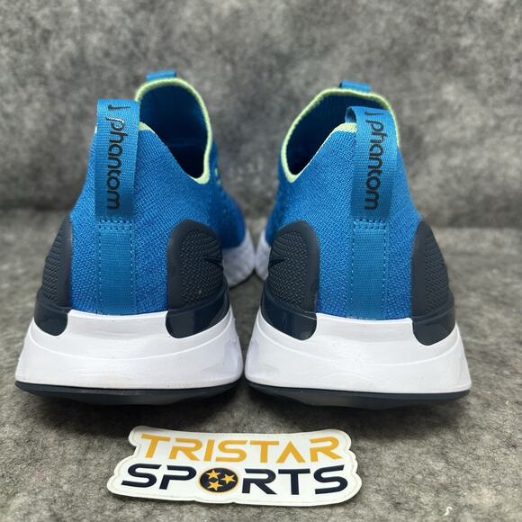 Nike React Phantom Run Flyknit 2 Running Shoes Mens Size 10.5 Blue CJ0277-402 - Picture 5 of 8